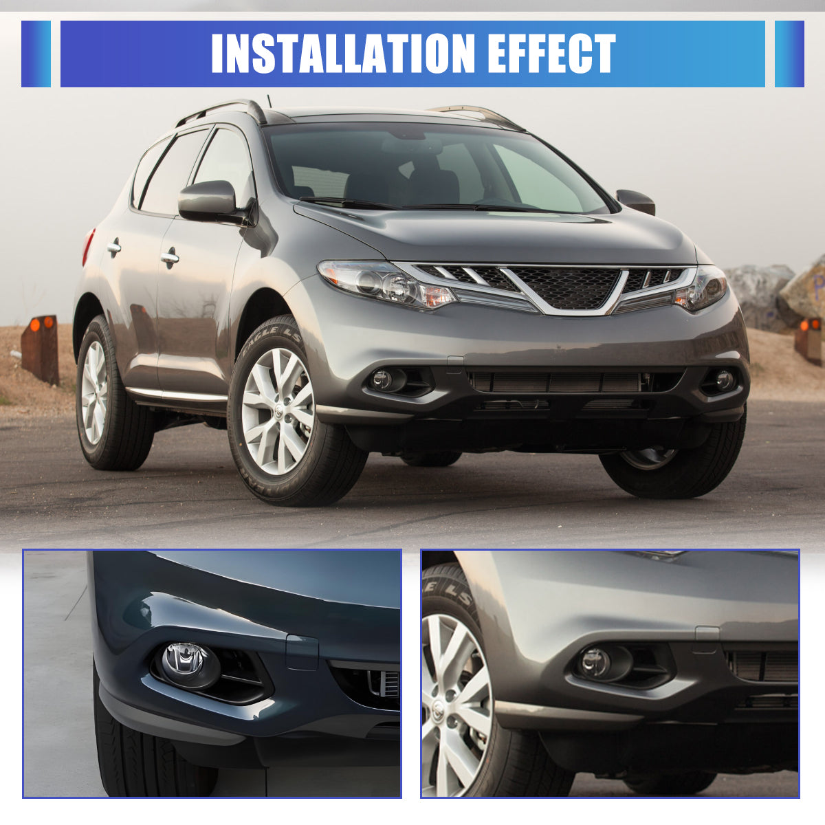 For 2011-2014 Nissan Murano Fog Light Cover