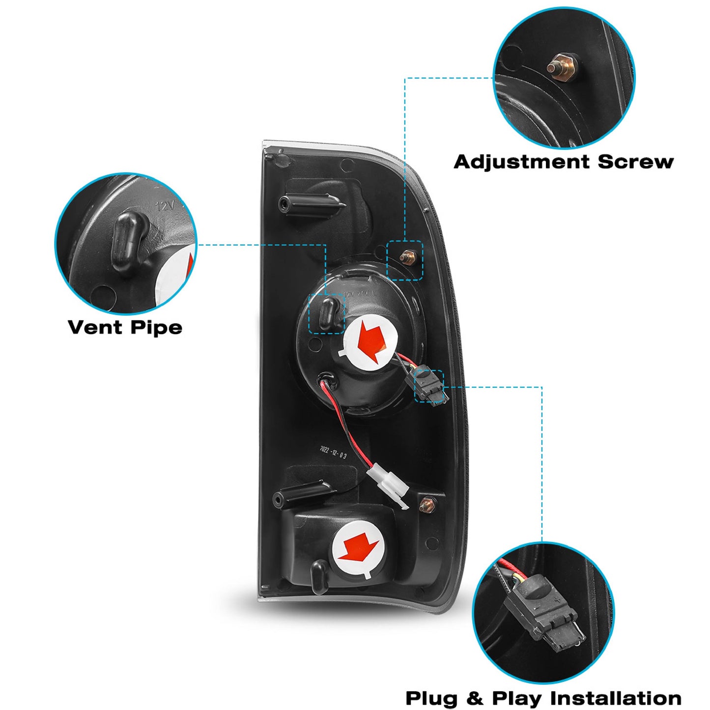 2000 ford f150 tail lights