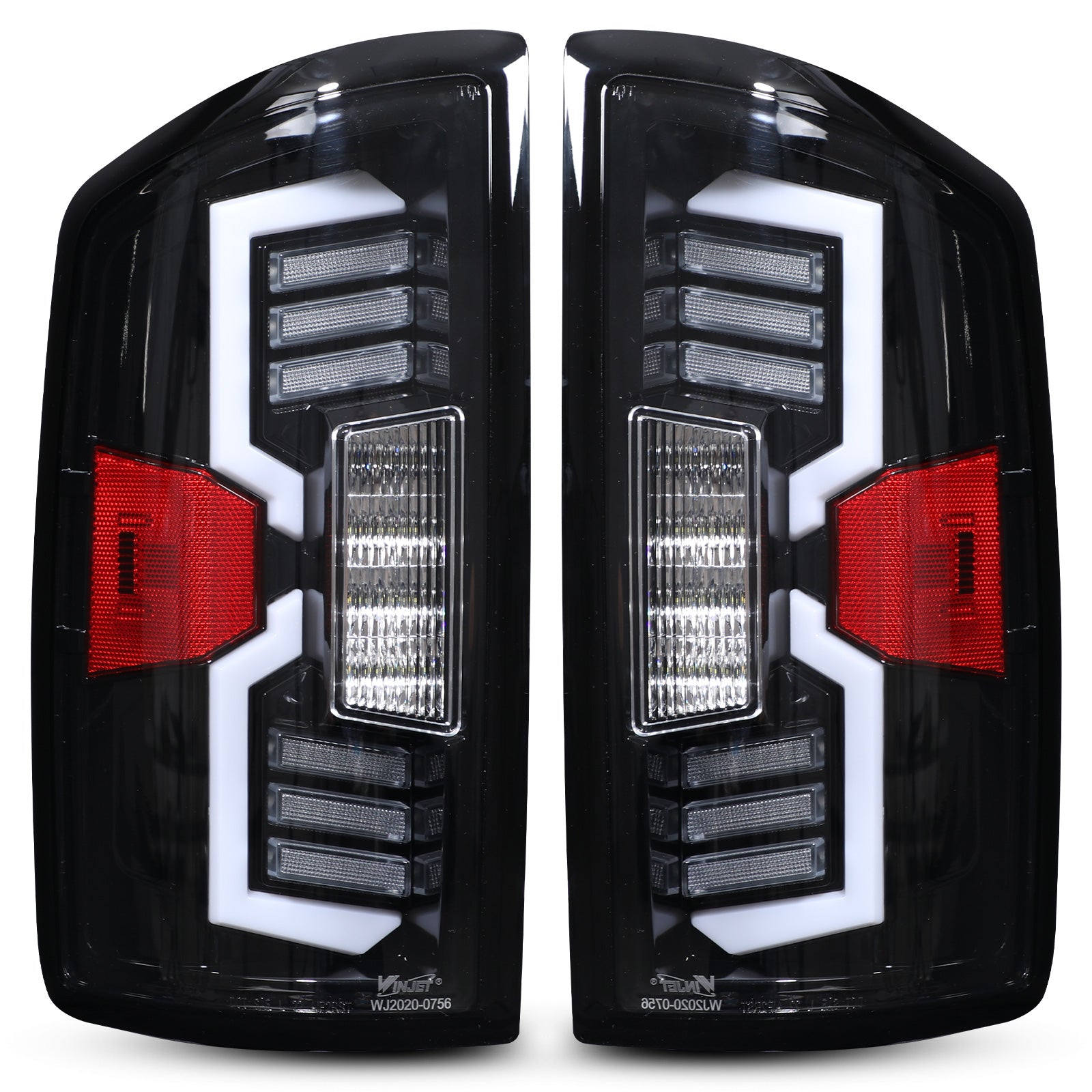 Ram Tail Lights Black LED Tail Lights For 2009-2018 Dodge Ram 1500/2500/3500 & Ram Classic | Clear Lens Dodge Tail Lights - Foto 3