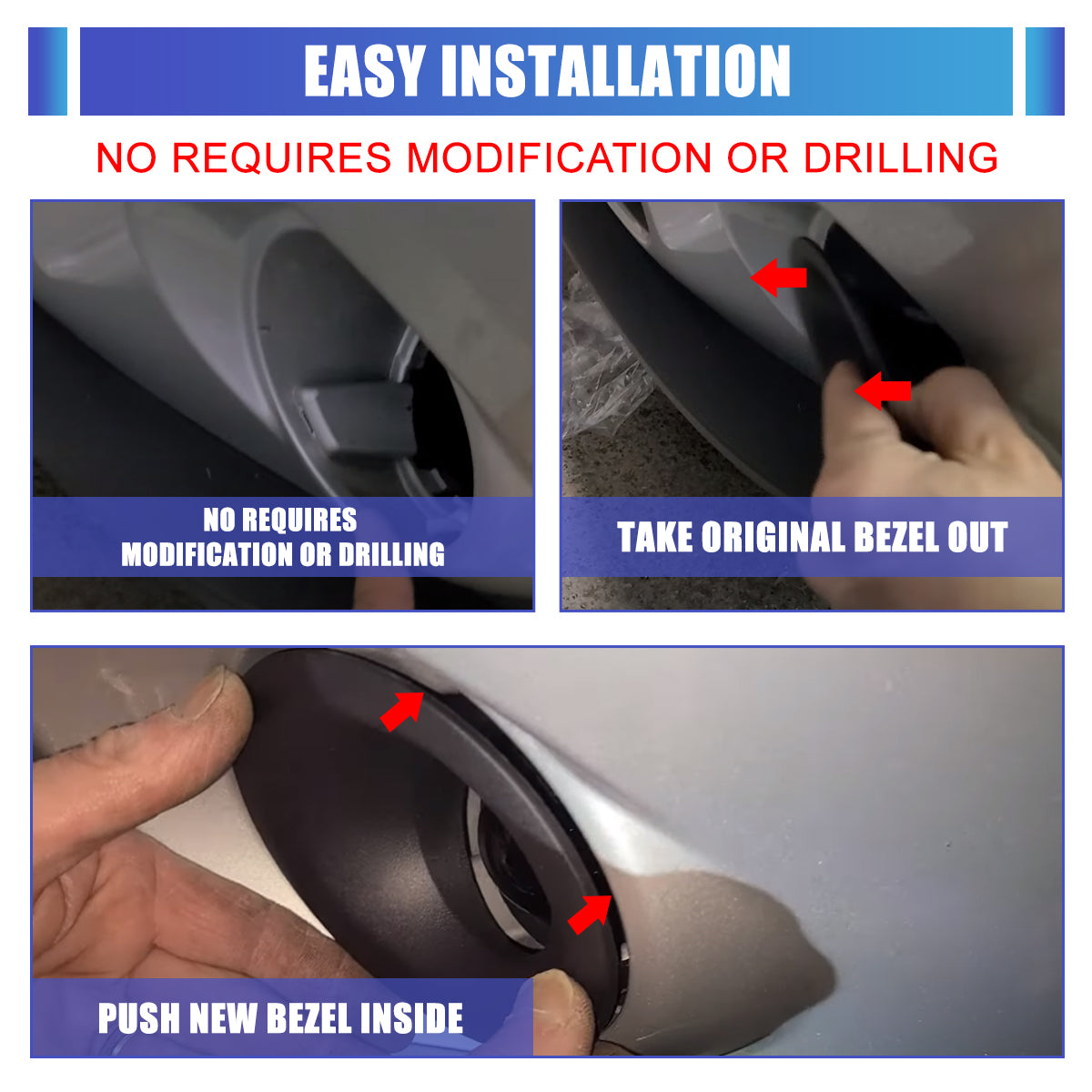 For 2016-2018 Honda Civic EX, EX-L, EX-T, LX Model Fog Light Cover