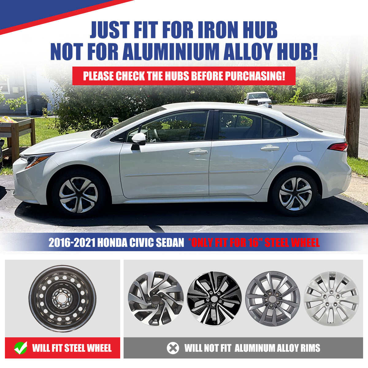 2020 honda civic hubcaps