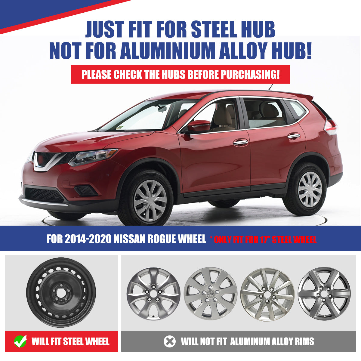nissan rogue 2016 hubcap