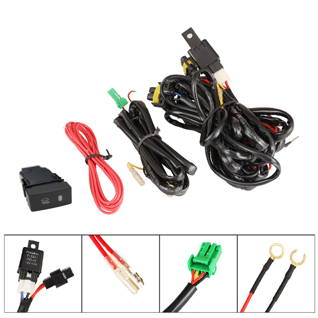 For 2017-2019 Honda Civic LED Fog Lights - Clear