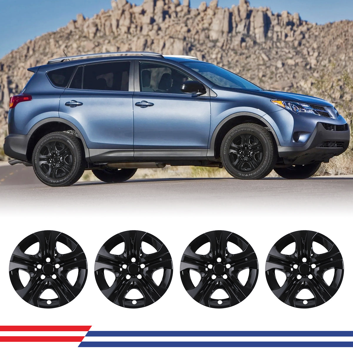 Zijwindschermen Toyota RAV4 3-deurs 1994-2000/ FunCruiser | CL 1721 | Nederlands Zijwindschermen Toyota RAV4 3-deurs 1994-2000/ FunCruiser | CL 1721 | Nederlands