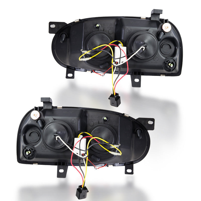 Phare avant pour Volkswagen Golf 1993-1999 – Chrome/transparent