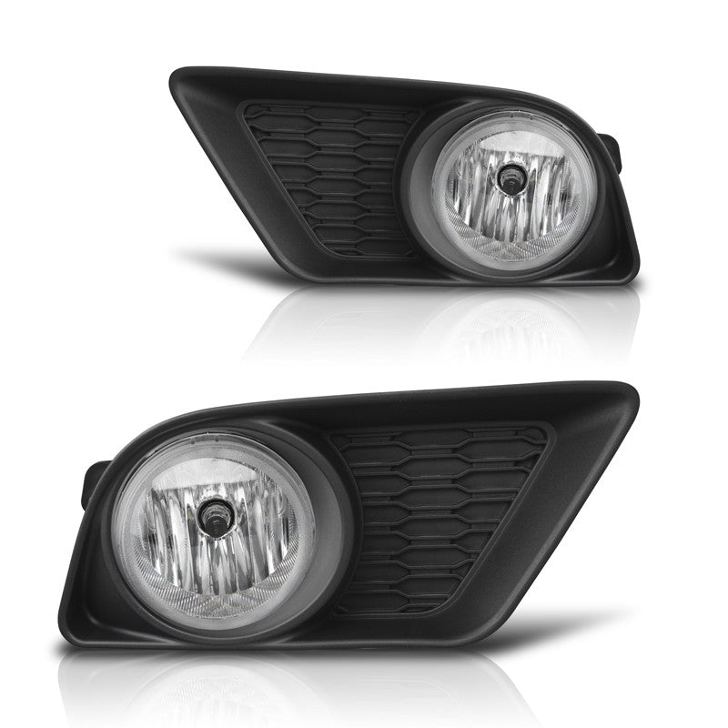 For 2011-2014 Dodge Charger Replacement Fog Lights - Clear Winjet Automotive For 2011-2014 Dodge Charger Replacement Fog Lights - Clear Winjet Automotive
