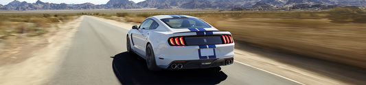 winjet mustang led tail lights glossy black smoke rear lamp upgrade for 2015-2023 ford mustang