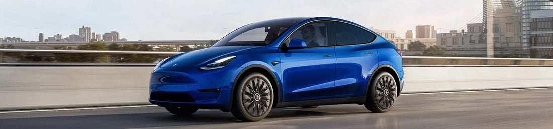 WINJET 19-inch hubcaps for Tesla Model Y dark grey