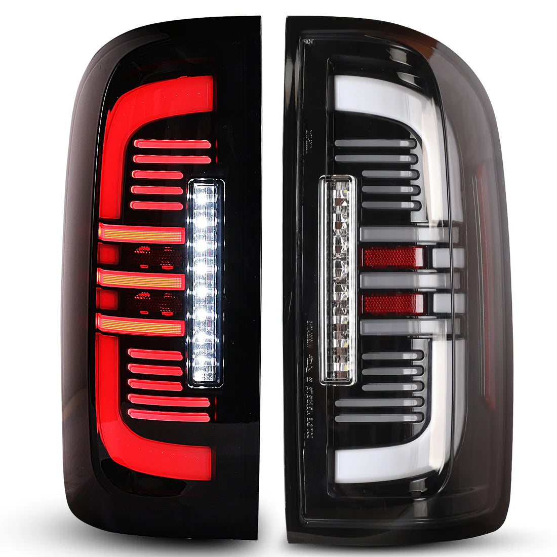 Enhance your 2015 - 2022 Chevy Colorado with these LED sequential tail lights. Glossy black/clear design. Brighter, safer, & stylish. Easy to install. Upgrade your vehicle's look & visibility.