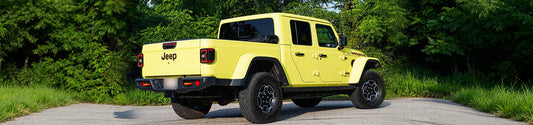 Winjet Jeep Gladiator LED taillights rear view modern smoked lens aftermarket tail lights upgrade