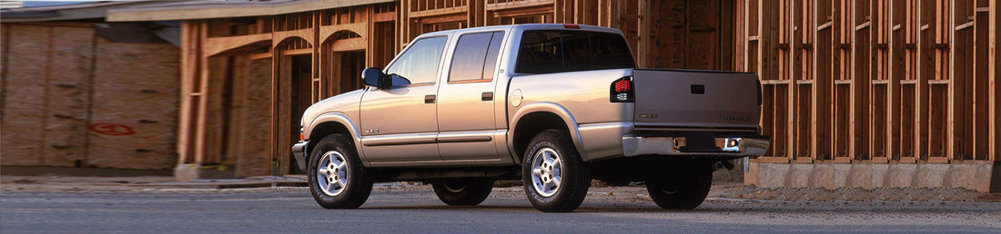 GMC Sonoma truck with black smoke LED tail lights upgrade