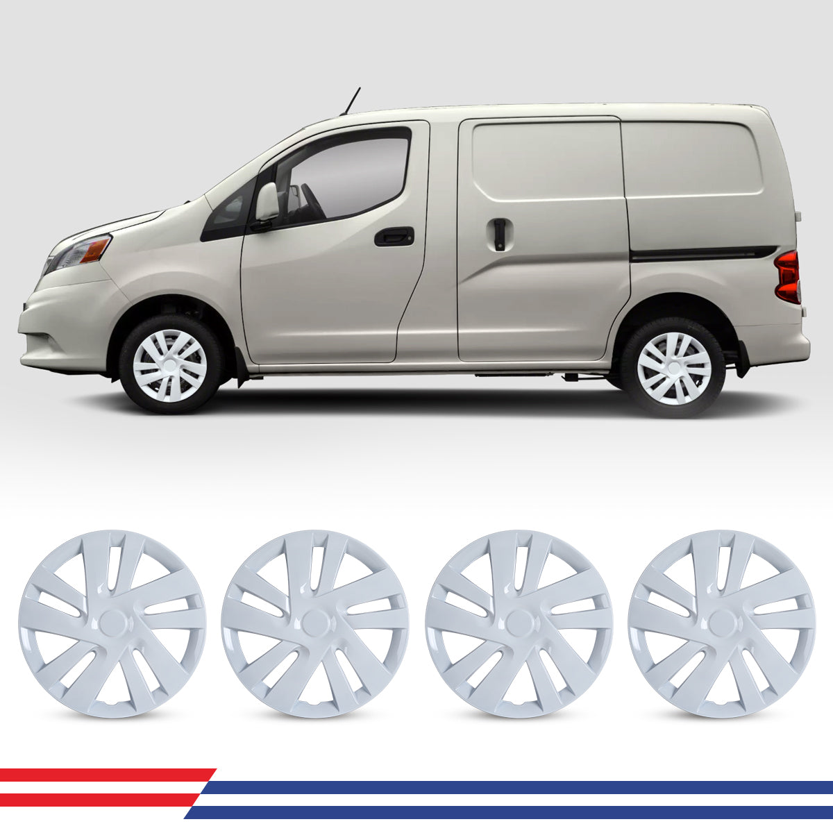15' Hubcaps Wheel Rims Cover for 2013-2021 NISSAN NV200