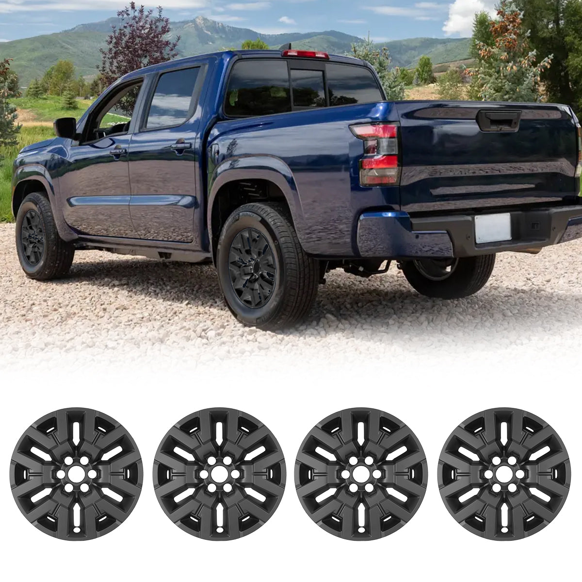 17' Hubcaps for 2022-2026 NISSAN FRONTIER SV/FRONTIER SL