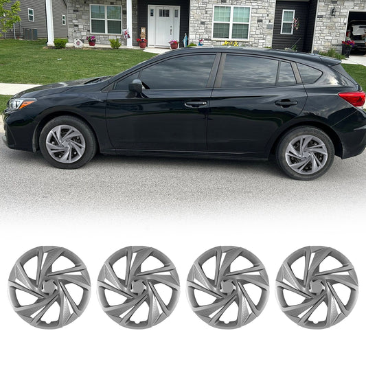 WINJET 16' Hubcaps Wheel Rims Cover for 2017-2023 Subaru Impreza Sedan/Wagon - Lacquer