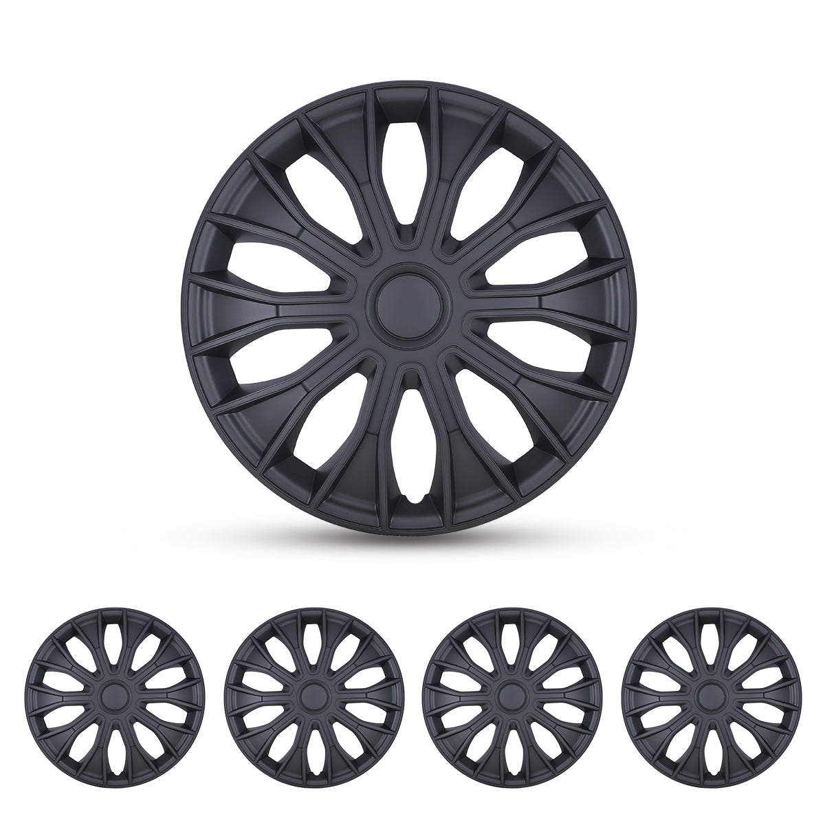 15in black hubcaps
