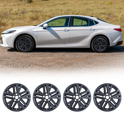 WINJET 18' Alloy Wheel Skin for 2025-2026 Toyota Camry Hybrid SE/ XLE model - Matte Black