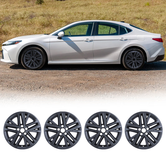 WINJET 18' Alloy Wheel Skin for 2025-2026 Toyota Camry Hybrid SE/ XLE model - Matte Black