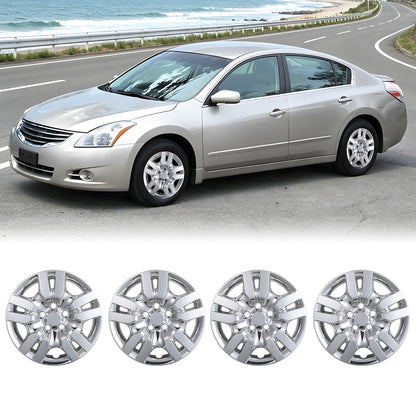 WINJET 16' Hubcaps Wheel Rims Cover for 2007-2012 Nissan Altima/2008-2009 Nissan Altima Coupe  - Chrome
