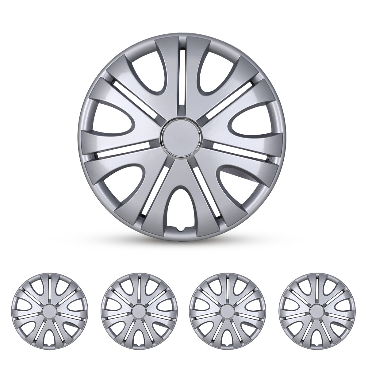 14 inch chrome hubcaps