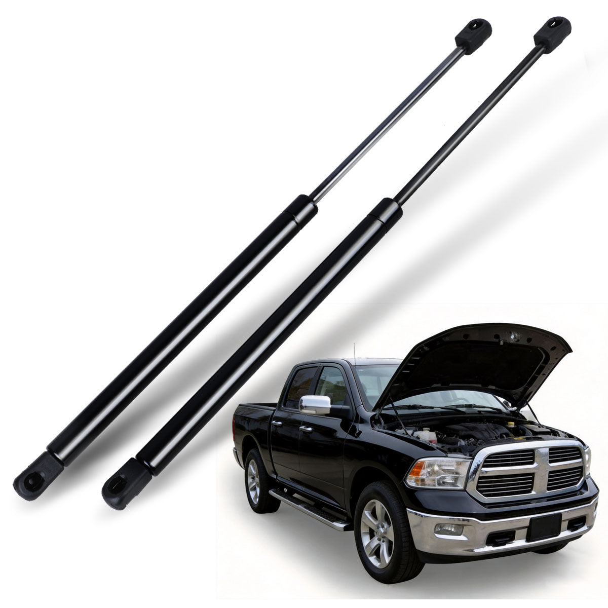 Hydraulic Hood Lift Supports for 2011-2020 Ram 1500 2500 3500 & 2009-2010 Dodge Ram