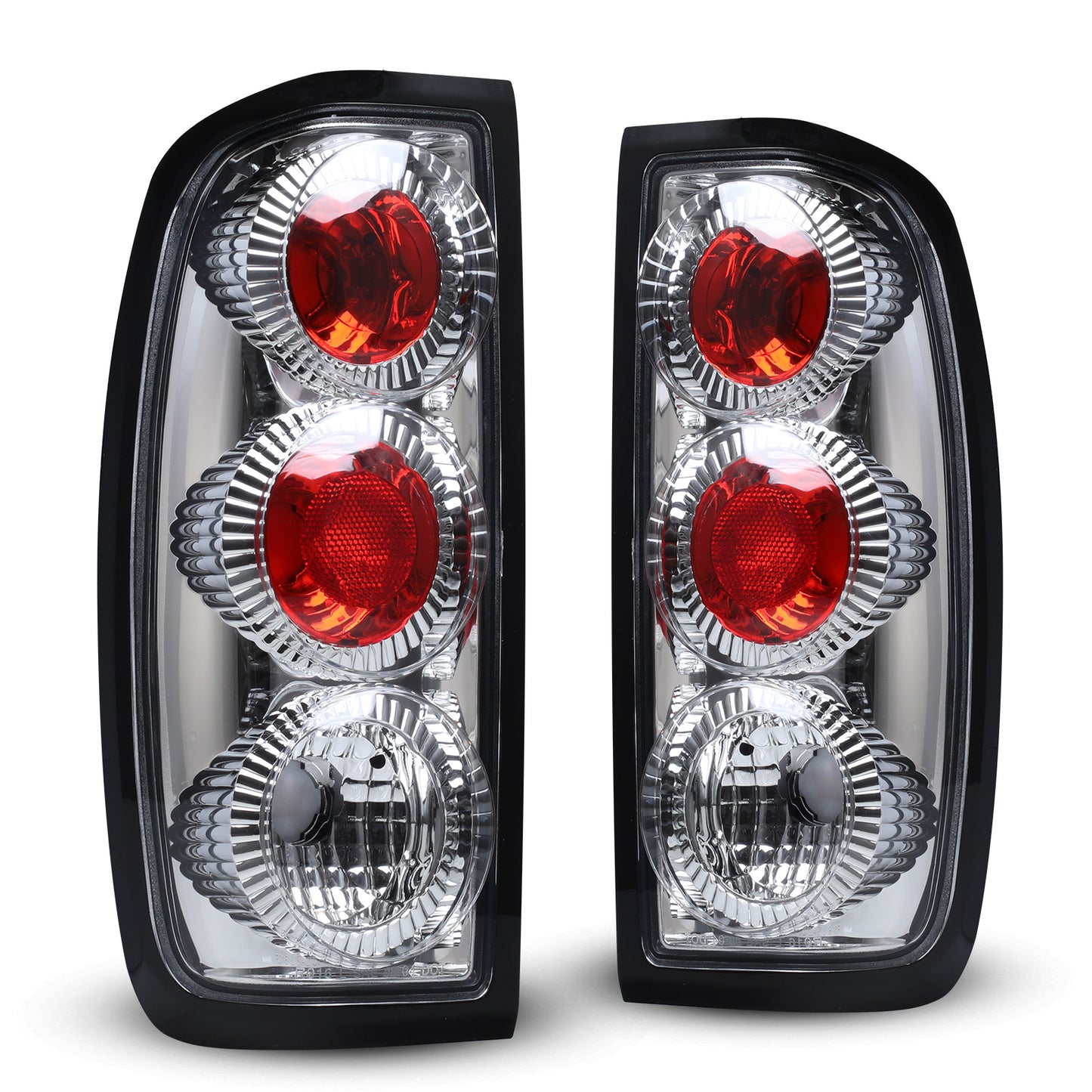 1998-2004 Nissan Frontier Tail Light - Chrome/Clear