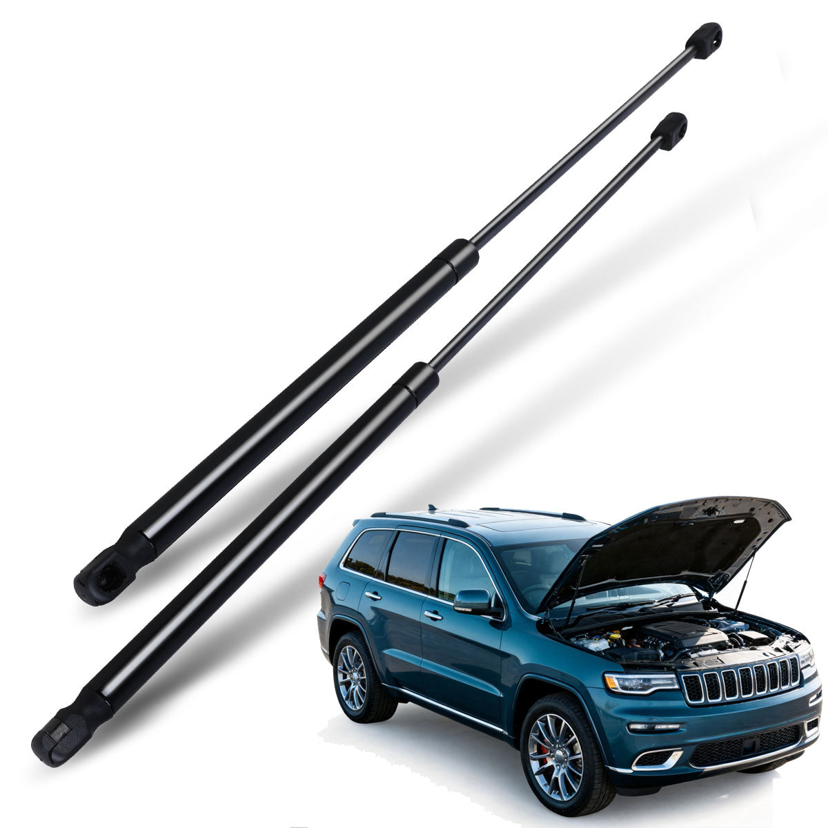 Hydraulic Hood Lift Supports for 2011-2022 Jeep Grand Cherokee & Dodge Durango
