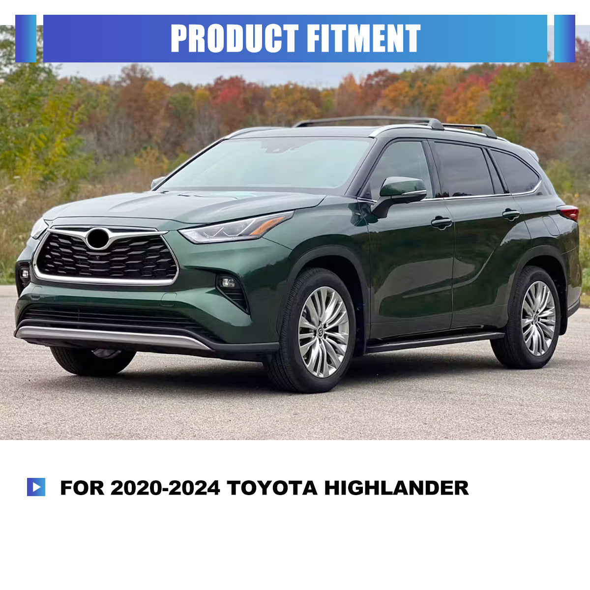 For 2020-2024 Toyota Highlander Fog Light Cover