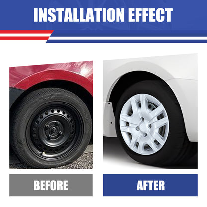 WINJET 16' Hubcaps Wheel Rims Cover for 2007-2012 NISSAN SENTRA  - White