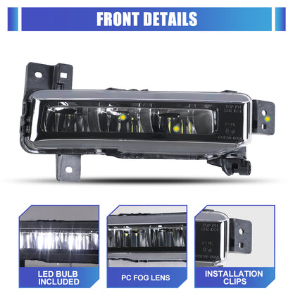 For BMW 330i/330e (2019-2022) & 228i Gran Coupe (2020-2024) w/o M Sport Replacement Fog Light - Clear