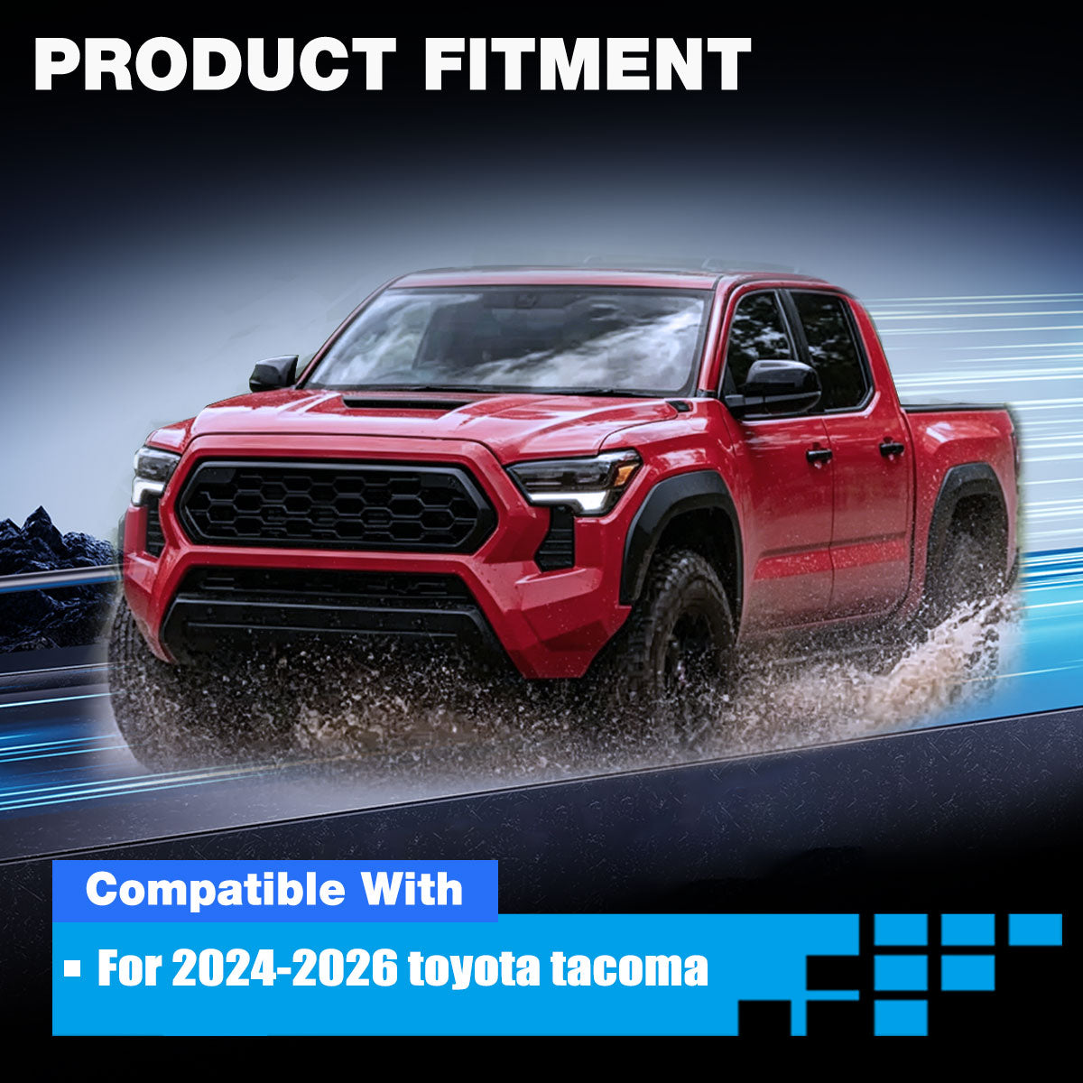 Rear Tailgate Hatch Lift Supports for 2024-2026 Toyota Tacoma