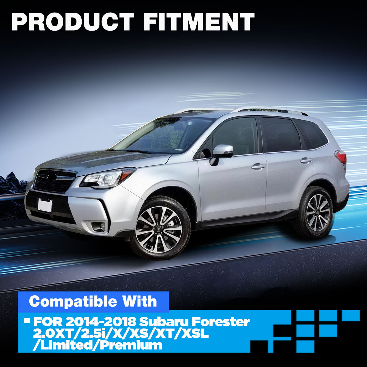 Rear Tailgate Hatch Lift Supports for 2014-2018 Subaru Forester