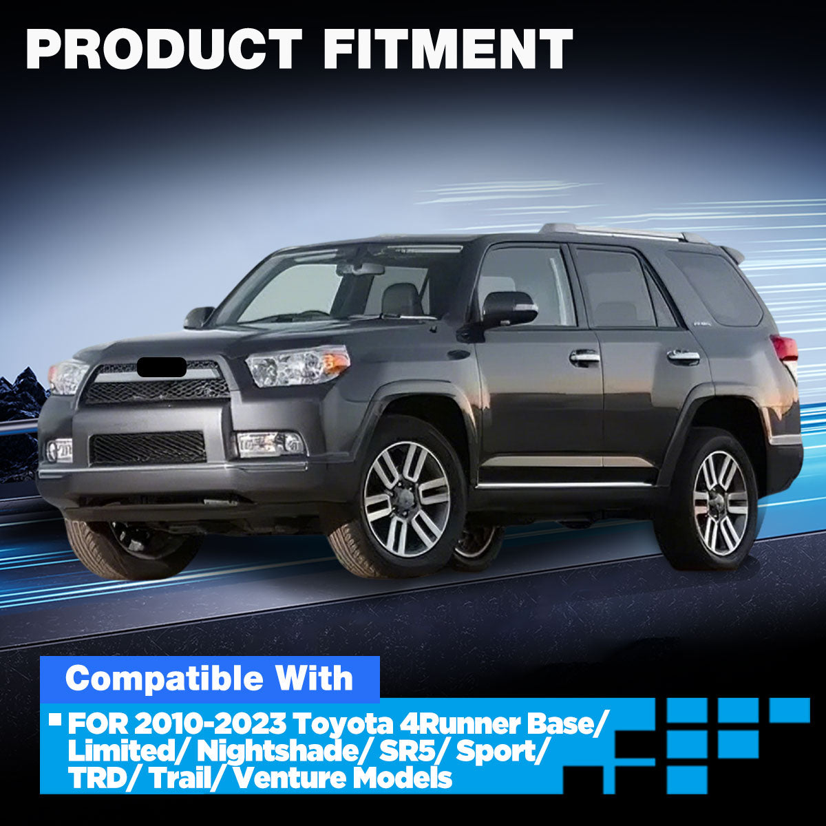 Rear Tailgate Hatch Lift Supports for 2010-2023 Toyota 4Runner