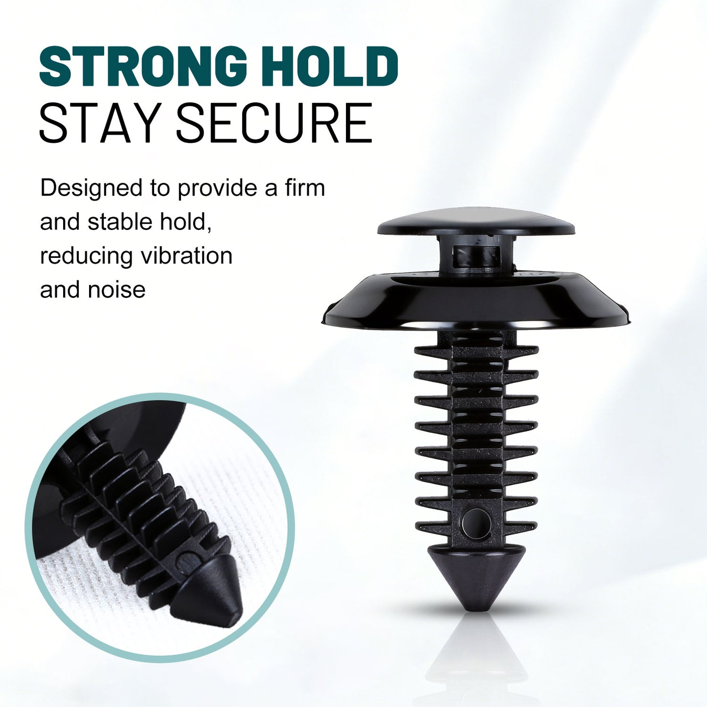 Premium Bumper, Fender & Engine Splash Shield Retainer Clips Set for Ford, Lincoln & Mercury