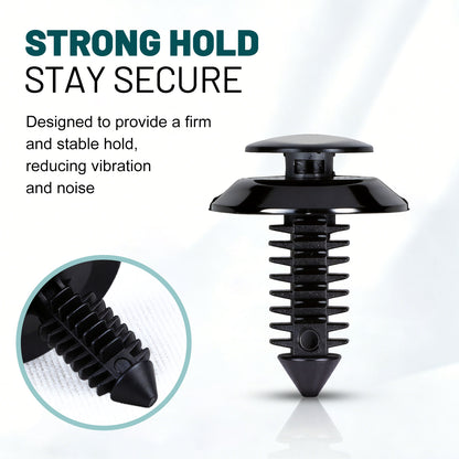 Premium Bumper, Fender & Engine Splash Shield Retainer Clips Set for Ford, Lincoln & Mercury
