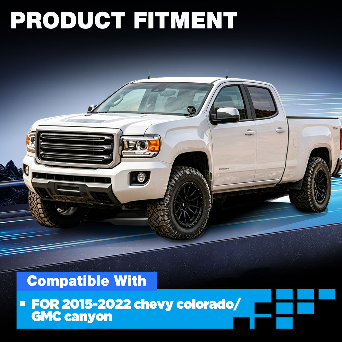 Rear Tailgate Hatch Lift Supports for 2015-2022 Chevy Colorado & GMC Canyon