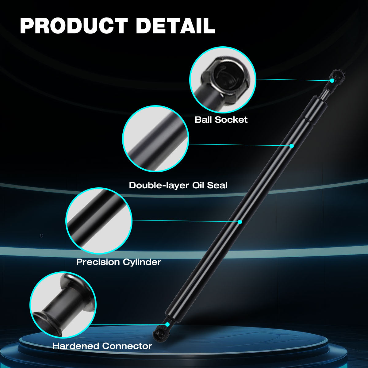 Hydraulic Hood Lift Supports for 2010-2014 Subaru Outback & Legacy