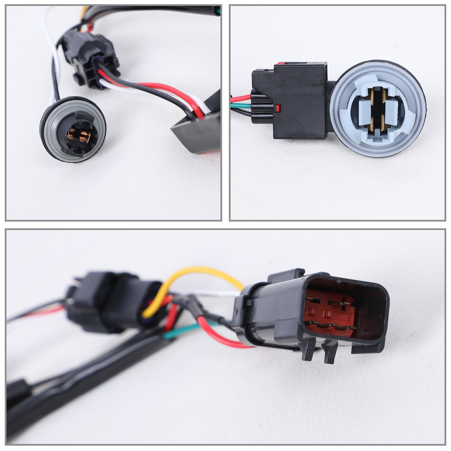 LED Tail Lights Converter Wire Kit for 2013-2023 Dodge Ram 1500 2500 3500, for Factory LED Tail Lights