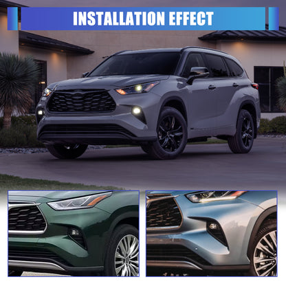 For 2020-2024 Toyota Highlander Fog Light Cover