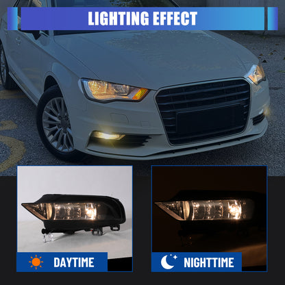 For 2015-2016 AUDI A3 sedan Replacement Fog Light - Smoke