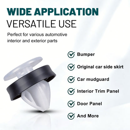 Premium Bumper, Fender & Engine Splash Shield Retainer Clips Set for Ford