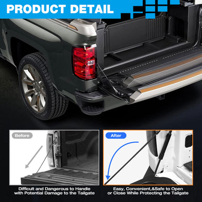 Rear Tailgate Hatch Lift Supports for 2024-2026 Toyota Tacoma