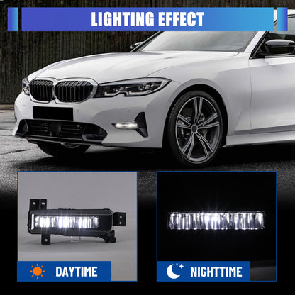 For BMW 330i/330e (2019-2022) & 228i Gran Coupe (2020-2024) w/o M Sport Replacement Fog Light - Clear