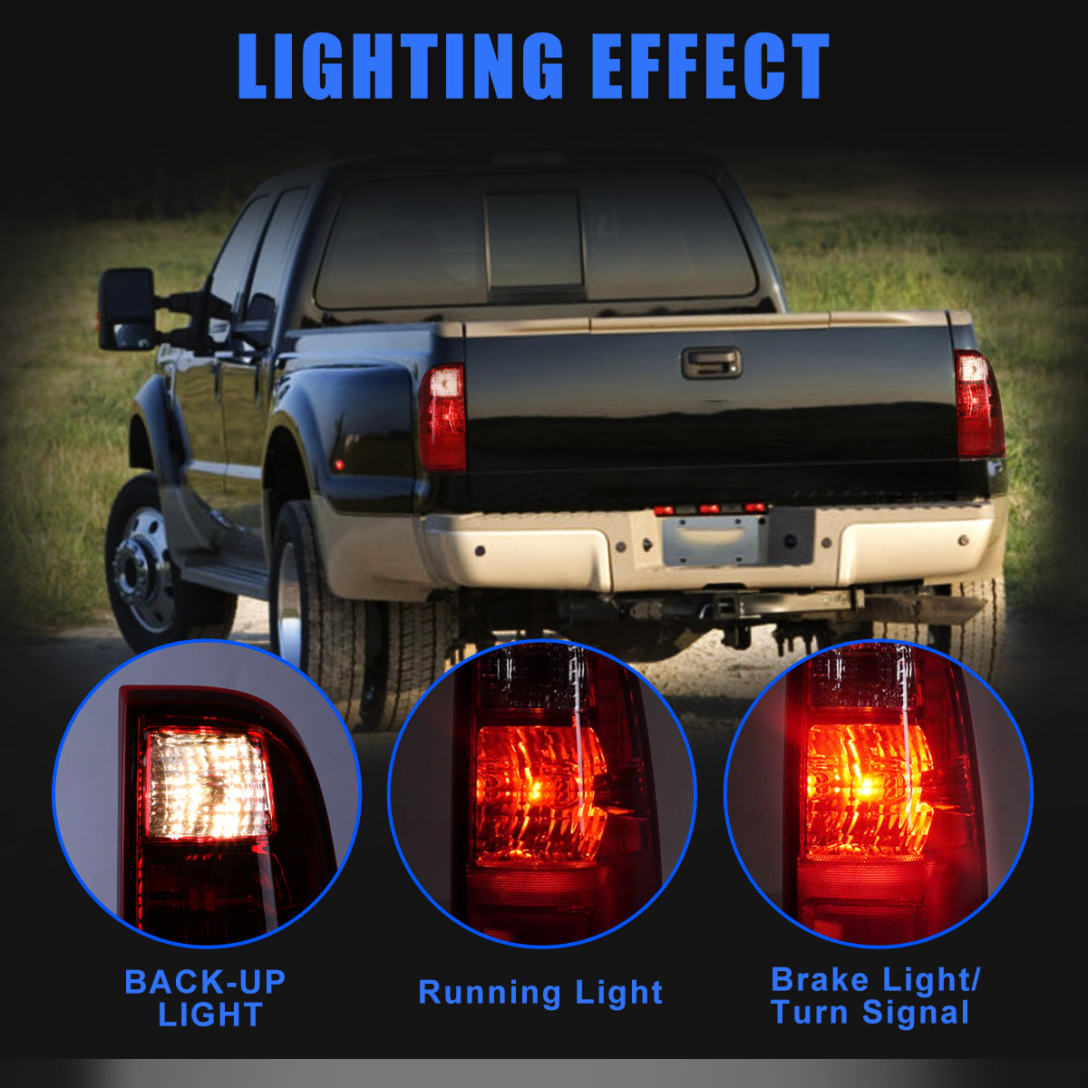 2013 ford f450 headlights and taillights