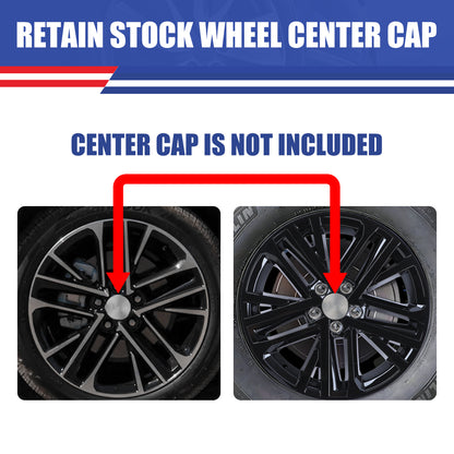 WINJET 18' Alloy Wheel Skin for 2025-2026 Toyota Camry Hybrid SE/ XLE model - Black Lacquer