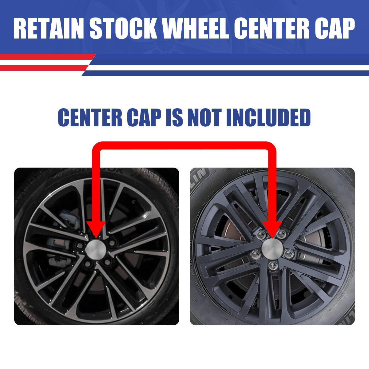 WINJET 18' Alloy Wheel Skin for 2025-2026 Toyota Camry Hybrid SE/ XLE model - Matte Black