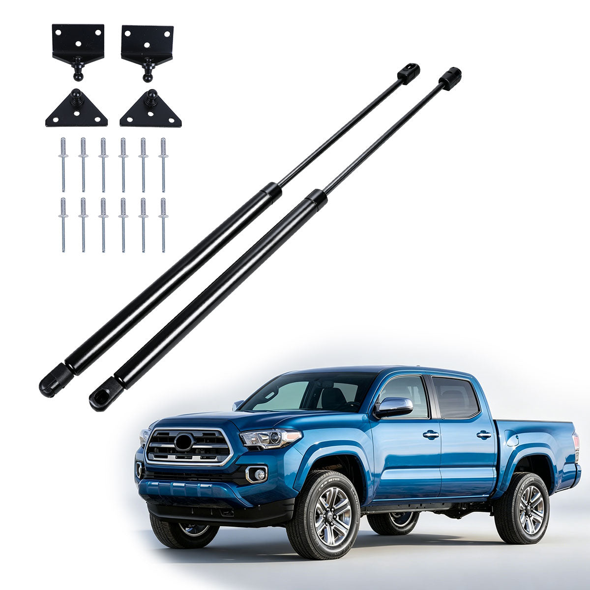 Hydraulic Hood Lift Supports for 2016-2023 Toyota Tacoma