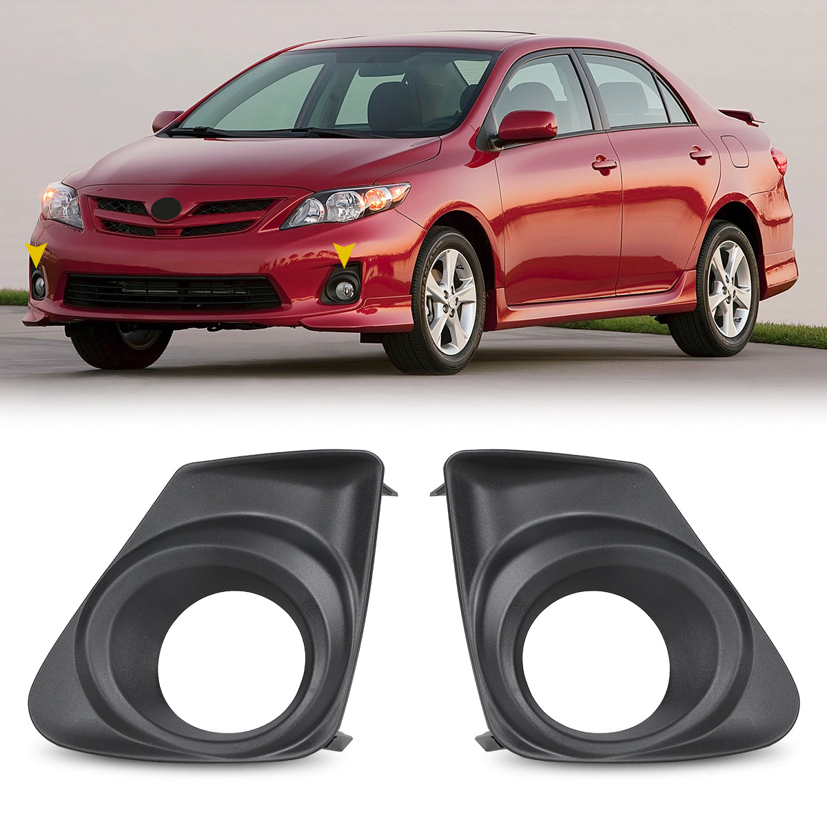 For 2011-2013 Toyota Corolla Fog Light Cover