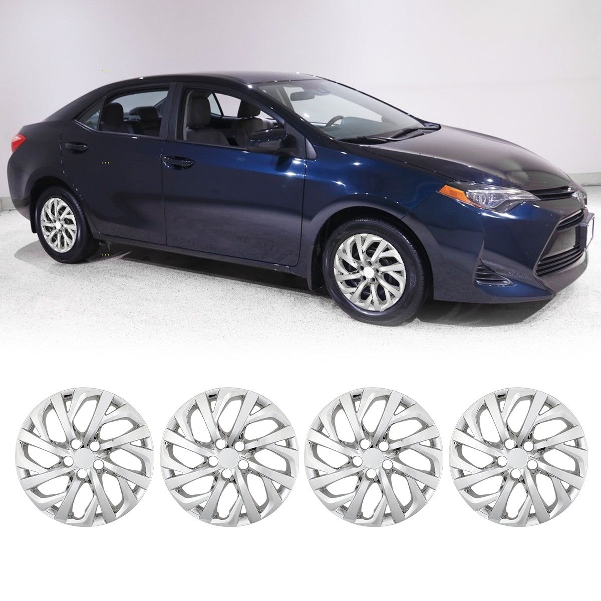 16' Hubcaps for 2009-2024 TOYOTA COROLLA/MATRIX
