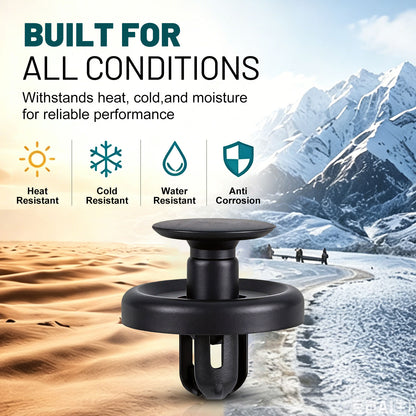 Premium Bumper, Fender & Engine Splash Shield Retainer Clips Set for Toyota, Lexus & Scion