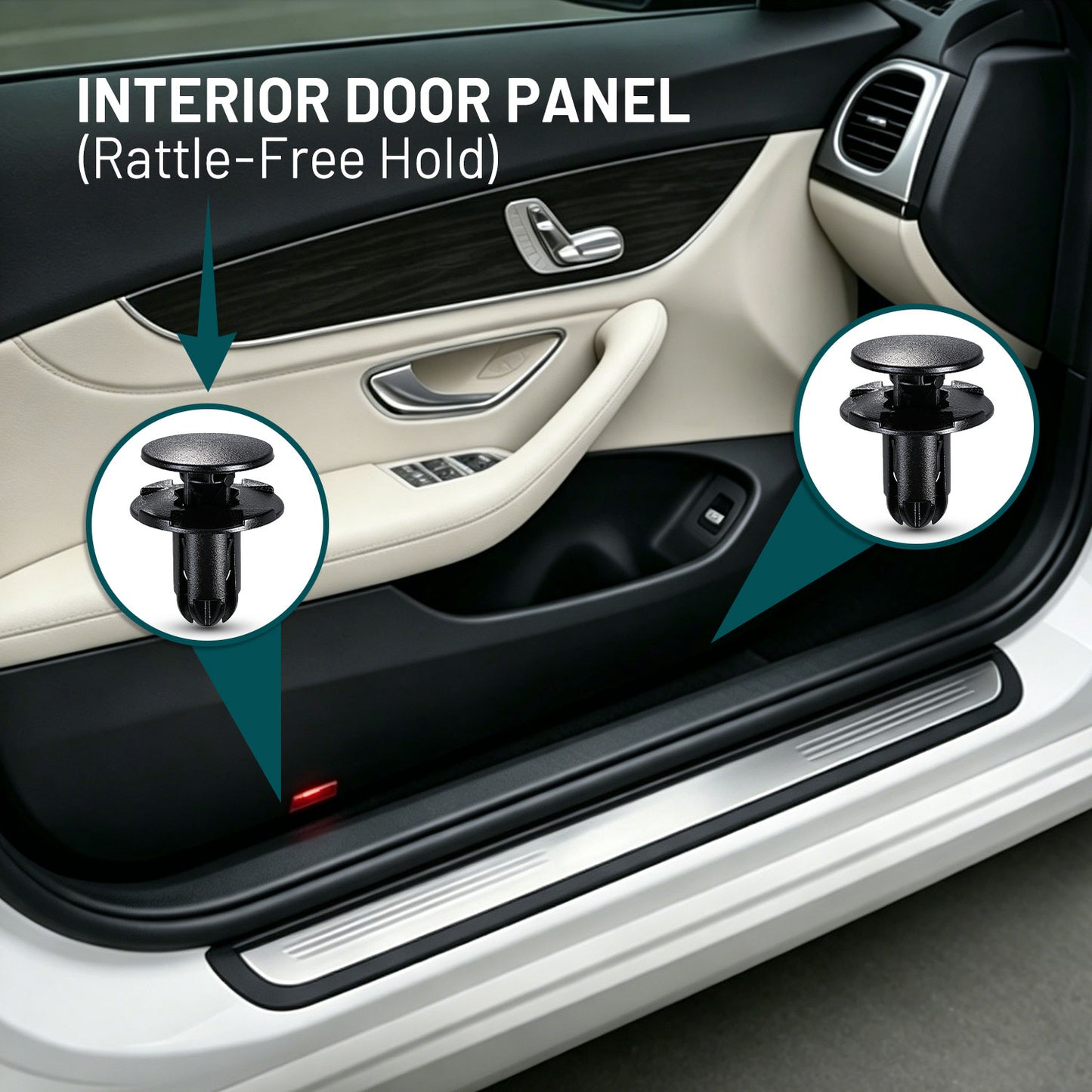 Premium Bumper, Fender & Engine Splash Shield Retainer Clips Set for Hyundai, KIA & Genesis